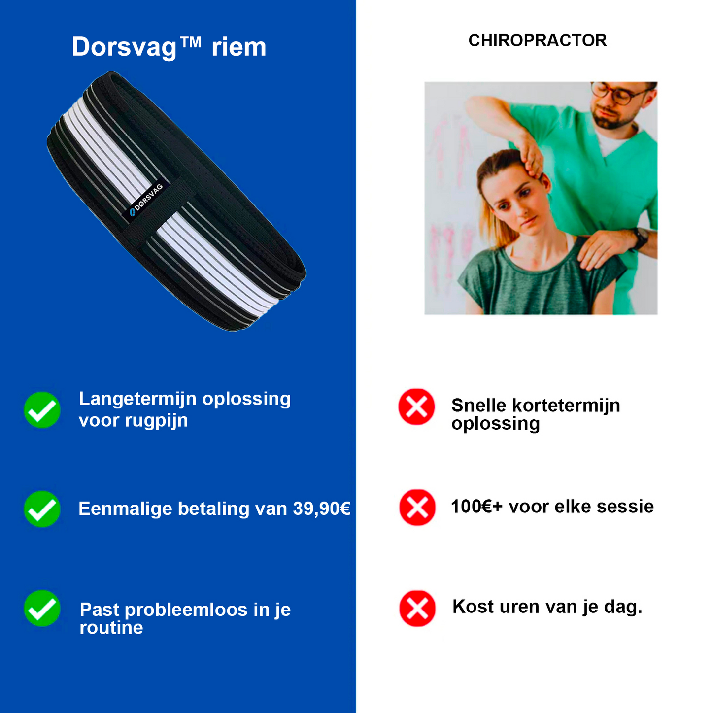 Compressieriem - Dørsvag™