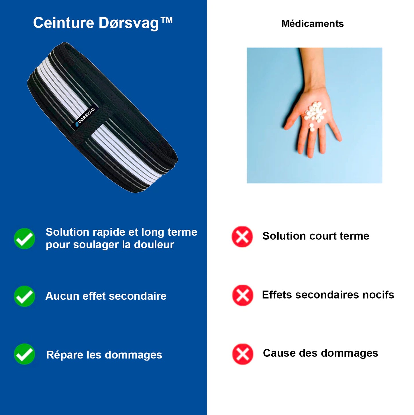 Ceinture double compression - Dørsvag™